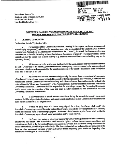 Community Standards - Fifth Amendment